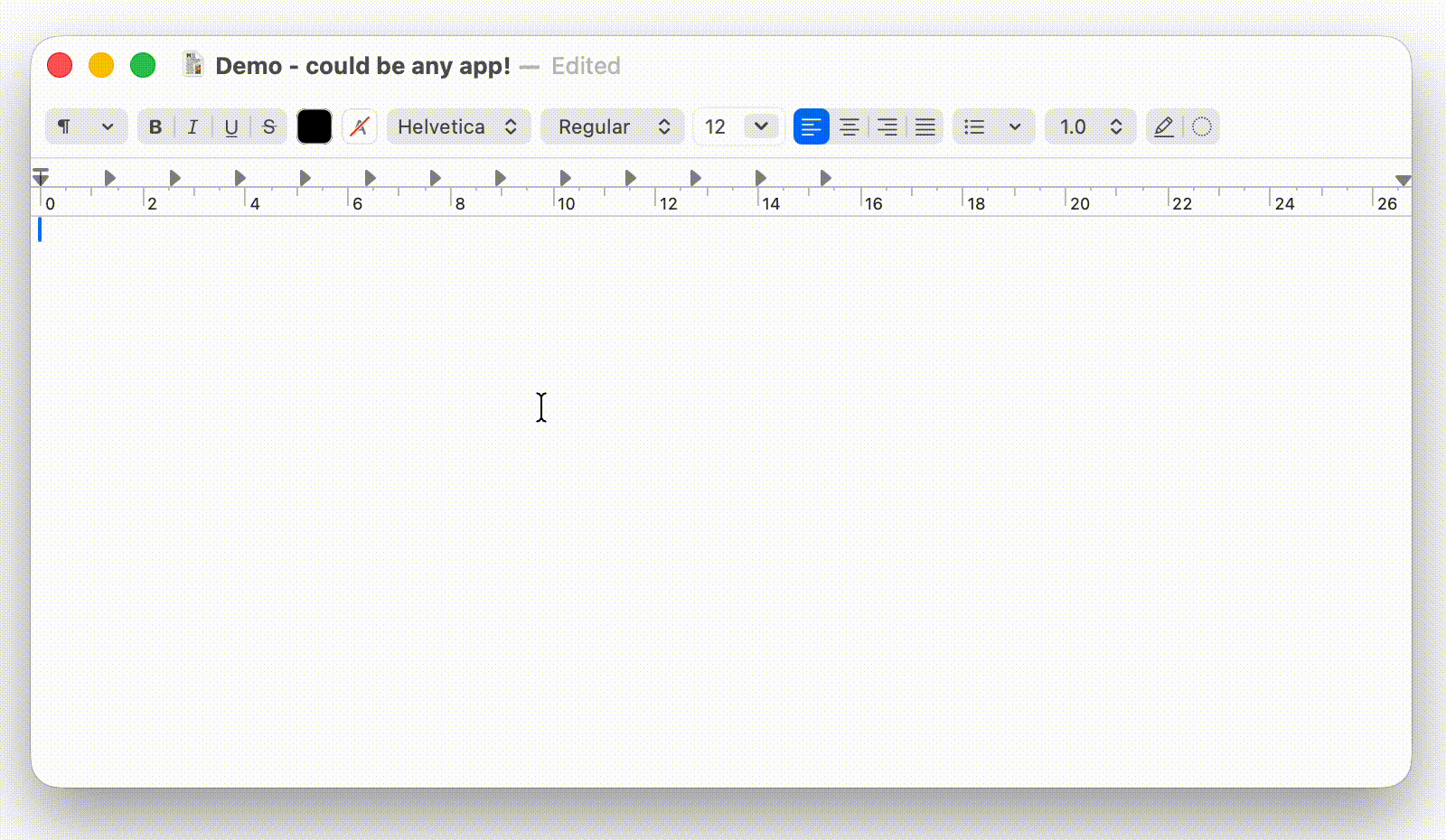 Animated demo of searching and inserting concepts